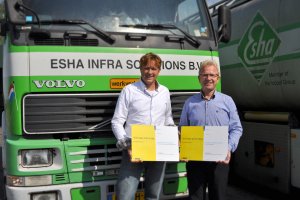 Rijkswaterstaat beloont Esha Infra Solutions met prijs
